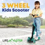 Foldable Kids Scooter with LED Wheels - Pink