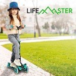 Foldable Kids Scooter with LED Wheels - Pink