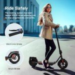 SISIGAD Foldable Electric Scooter for Adults 25 MPH