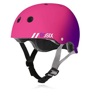80Six Kids Dual Certified Helmet - Pink Purple Fade