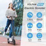 Electric Scooter for Adults - 21 Miles Range, 19MPH