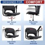 Lightweight 4-Wheel Electric Scooter for Seniors