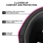 Pink Multi-Sport Helmet for Bikes and Scooters