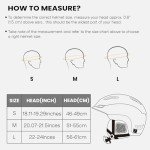 Snowboard and Ski Helmet for Adults with Vents