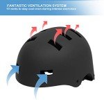 Adult Skateboard and Scooter Helmet - Black