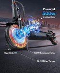 500W Folding Electric Scooter - 26 Miles Range