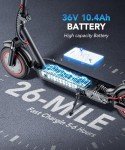 500W Folding Electric Scooter - 26 Miles Range