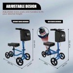 Foldable Knee Scooter for Foot Surgery Recovery