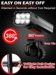 Bright 9500 Lumens USB Rechargeable Bike Light Set