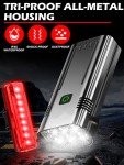 Bright 9500 Lumens USB Rechargeable Bike Light Set