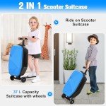 Smilesun Ride-On Luggage Scooter for Kids & Adults