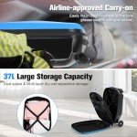 Smilesun Ride-On Luggage Scooter for Kids & Adults
