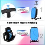 Smilesun Ride-On Luggage Scooter for Kids & Adults