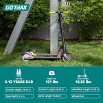 GKS Kids Electric Scooter - 7.5 MPH Speed