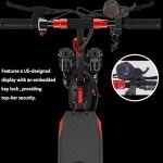 Folding Electric Scooter with Off-Road Tires and Seat