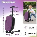 Smilesun Kids & Adults Ride-On Luggage Scooter