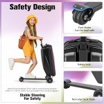 Smilesun Kids & Adults Ride-On Luggage Scooter