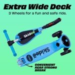 SKIDEE Adjustable Kick Scooter for Kids 2-12