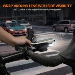 RAVEMEN FR160 Bike Light for Safety and Visibility