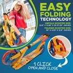 Compact Folding Kick Scooter for Teens & Kids