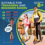 Compact Folding Kick Scooter for Teens & Kids