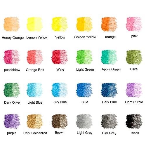 Lucky Art 24 Watercolor Pencils Set