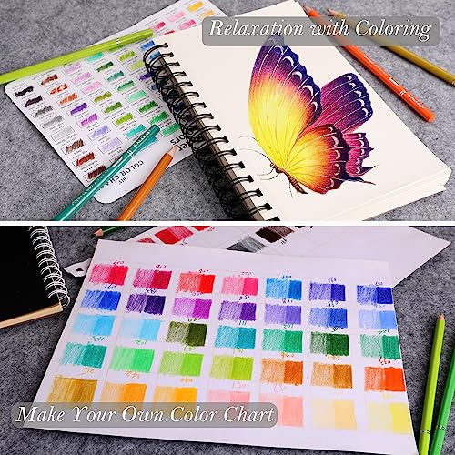 Vibrant KALOUR Colored Pencils: 50 Soft Core Set