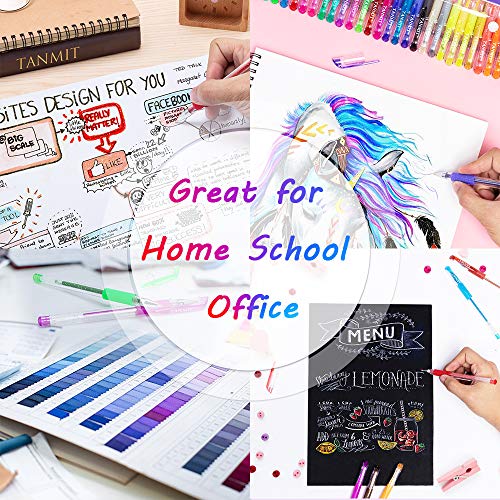 36 Colors Gel Pens Set for Adult Coloring
