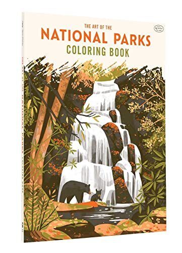 National Parks Coloring Book: Artful Awe for Adults