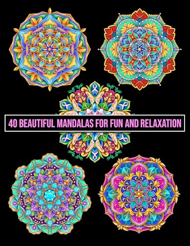 Beautiful Mandala Patterns Coloring Book for Adult Relaxation