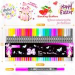 34 Dual Tip Art Markers for Adult Coloring Books