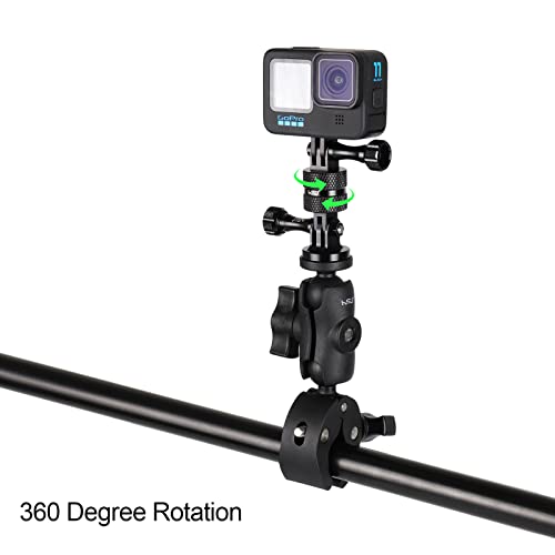 Aluminum 360° Rotation Camera Mount for Action Cameras