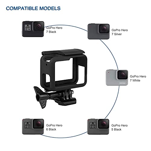 GoPro Hero7 Black Protective Housing Case, Compatible Mounts