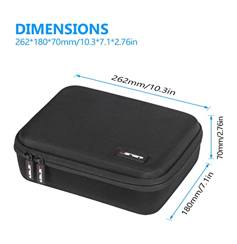 JSVER Hard Case for GoPro and Action Cameras