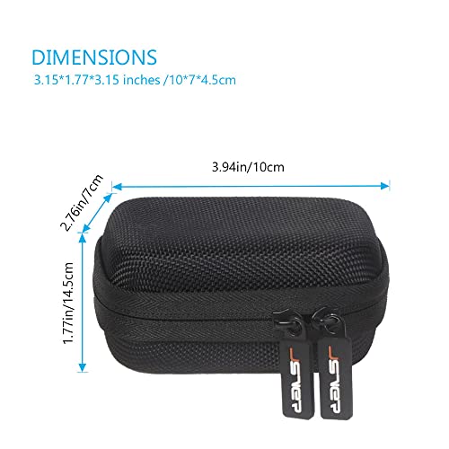 JSVER Carrying Case for GoPro and Action Cameras