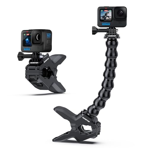 Adjustable Gooseneck Clamp Mount for GoPro Action Cameras