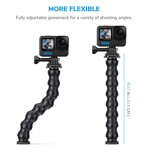 Adjustable Gooseneck Clamp Mount for GoPro Action Cameras