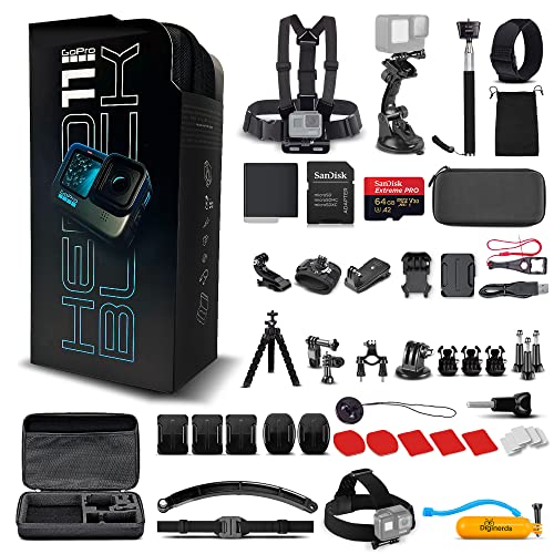 GoPro HERO11 Black - Ultra HD Action Camera + 64GB Accessory Kit