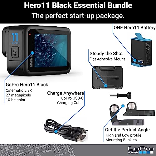 GoPro HERO11 Black Waterproof Action Camera - Ultra HD
