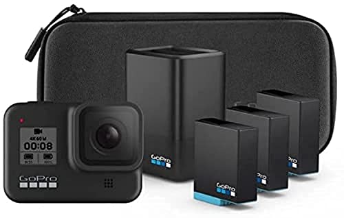 GoPro HERO8 Black Action Camera Bundle with Triple Battery