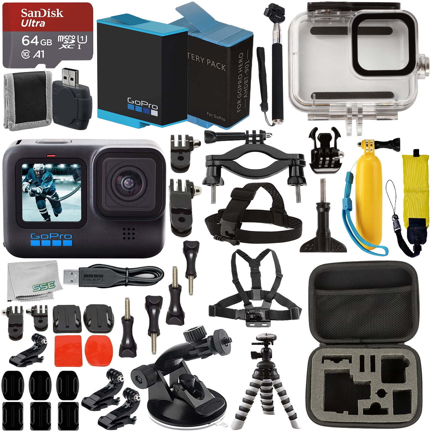 GoPro HERO10 Black with Premium Accessories