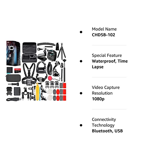 GoPro HERO10 Bundle: Waterproof Action Camera with Accessories