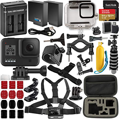 GoPro Hero8 Action Camera (Black) with Extreme Accessories