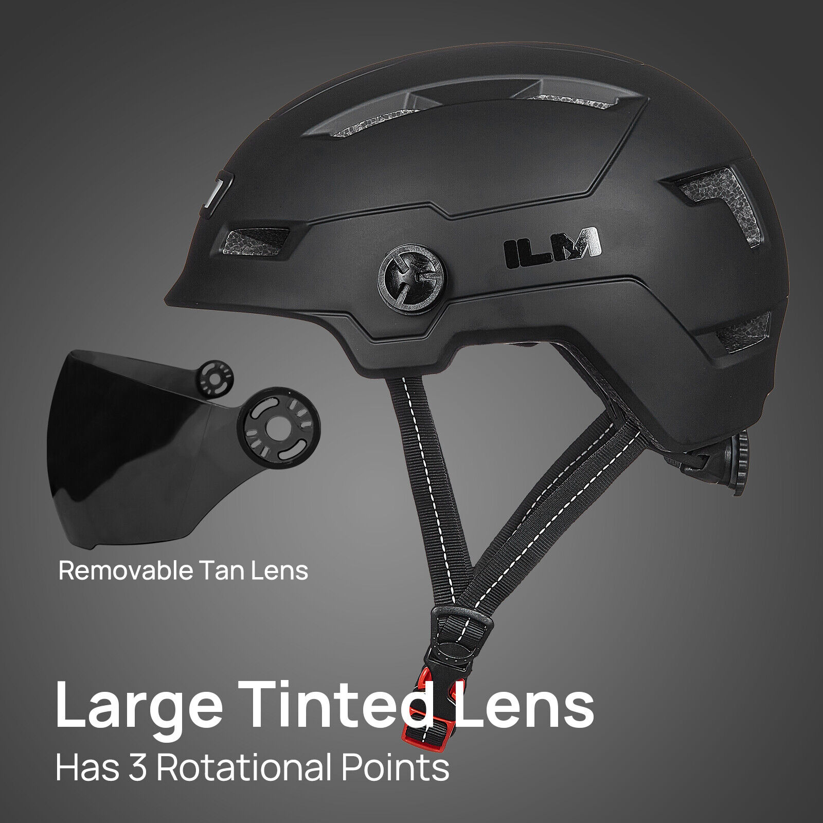 ILM LED Bike Cycling Helmet for Men Women
