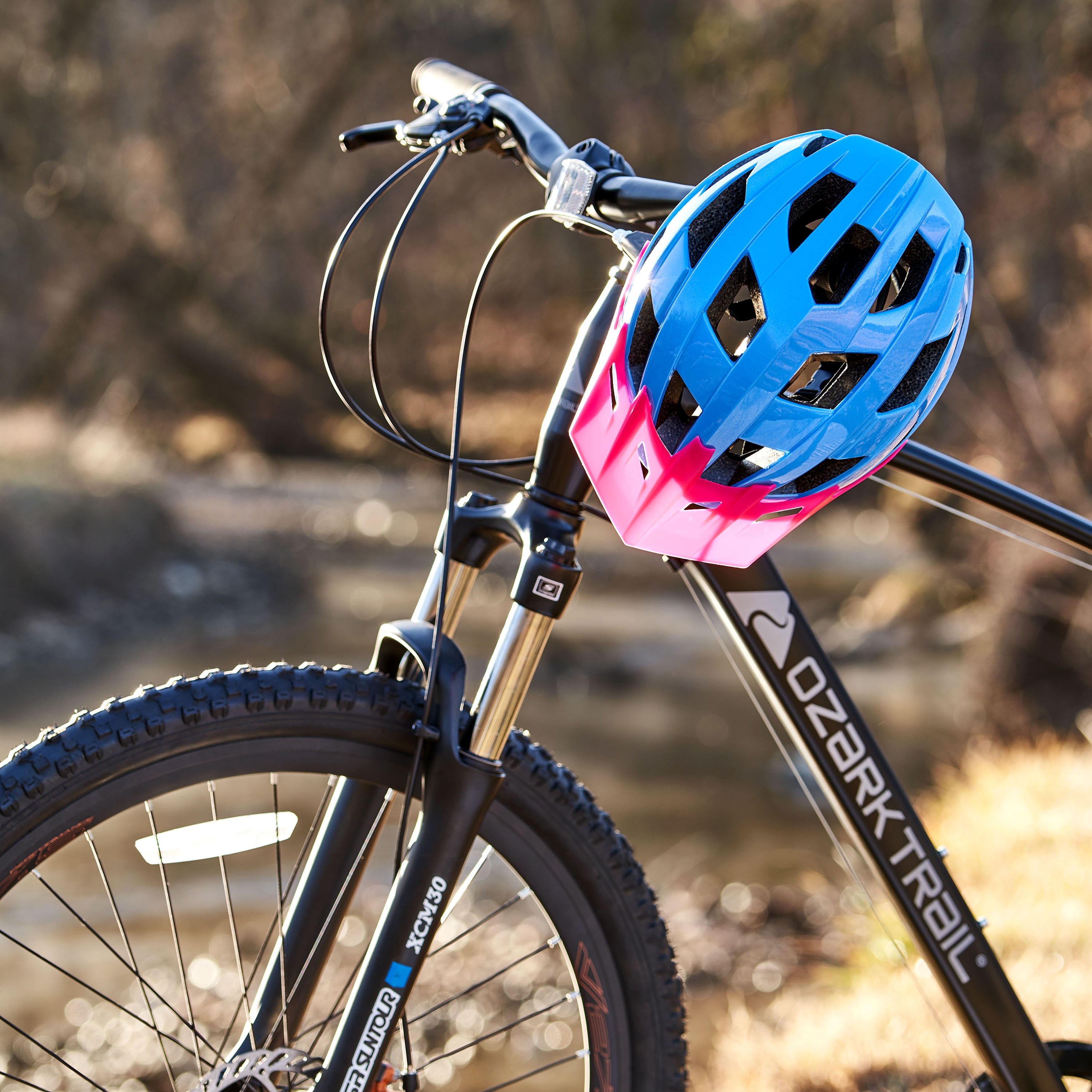 Ozark Trail Adult Bike Helmet, Black - Ages 14+