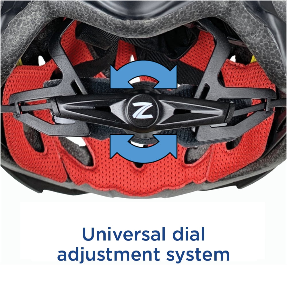 Zefal Adult Black Bike Helmet (Universal Fit, 24 Vents, Ages 14+)