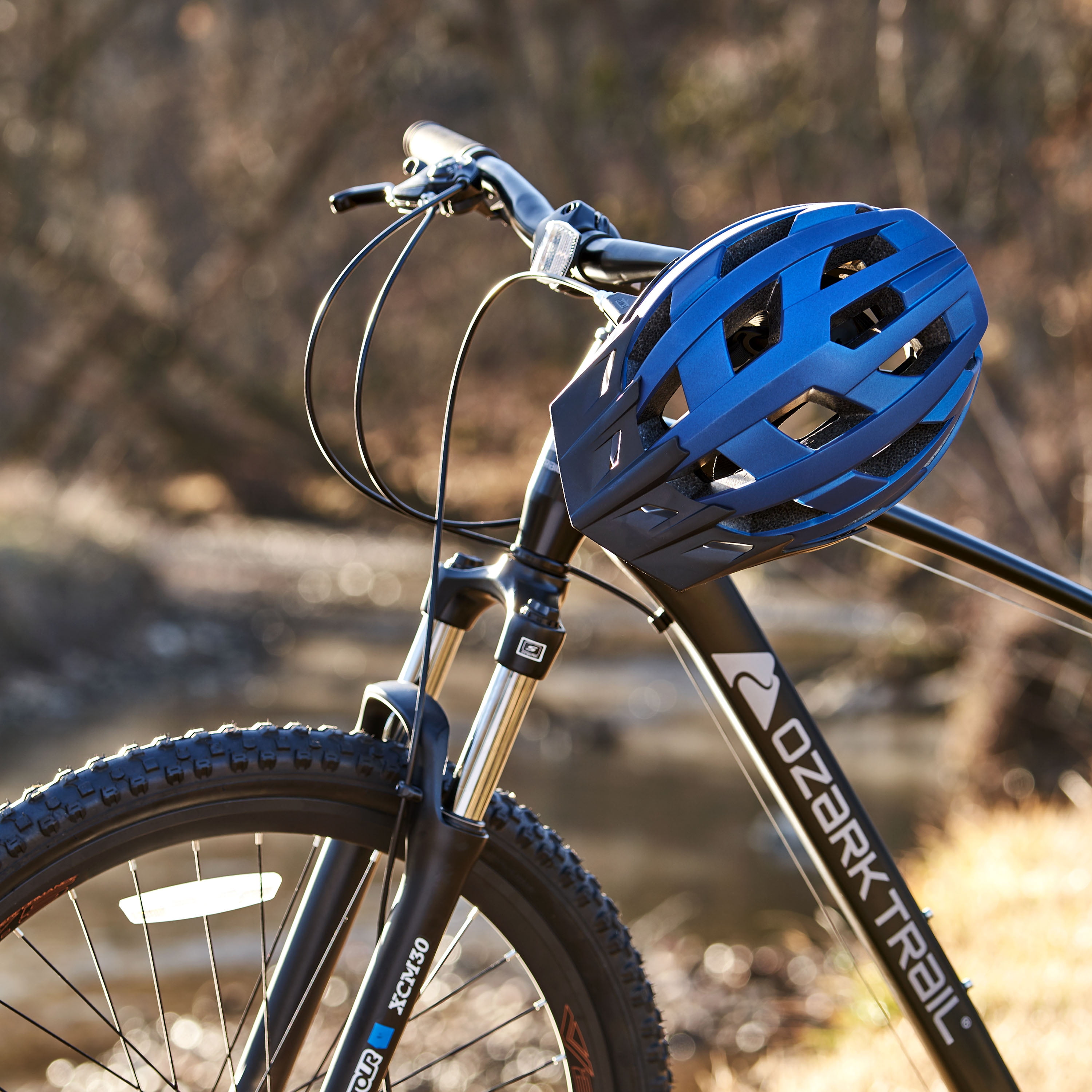 Youth Bike Helmet - Blue Outdoors (Ages 8+)