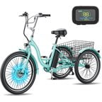 Ultra-Fast 350W Electric Trike with 7-Speed Gear