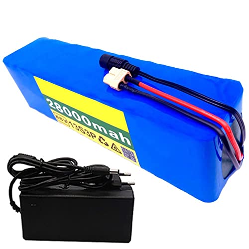 Tiahf 48V 28Ah E-Bike Battery, Xt60 Plug + Charger
