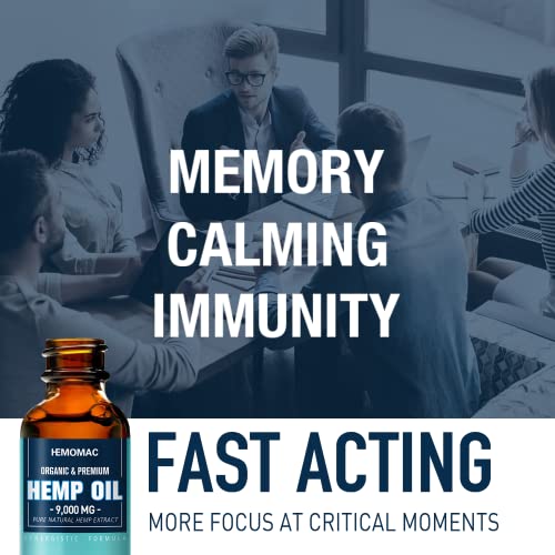 Organic Hemp Oil Drops - High Potency CBD